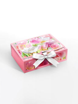 Цена за 2 шт. Коробка складная Тюльпаны, 20?18?5 см