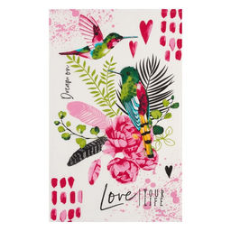 Полотенце кухонное Счастливые птички 35х60 см - Доляна фото 2