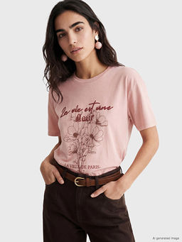 Oversize %100 Pamuklu Kad?n Ti??rt