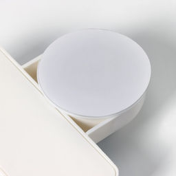 Держатель для зубных щёток на вакуумной присоске Доляна «Белая коллекция», 12×4.5×10.5 см