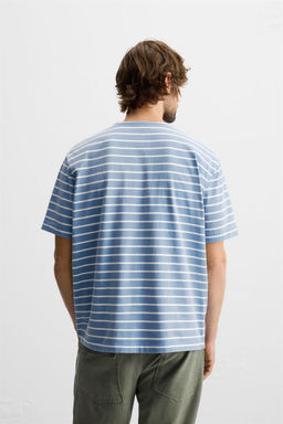 STRIPED JACQUARD T-SHIRT - Zara фото 3