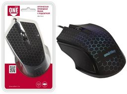 Мышь Smartbuy 334 "ONE" USB (SBM-334-K) черная, с подсветкой