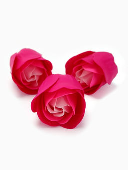 Набор мыльных роз в коробке 16 штук, розово-белые - SB BEAUTY фото 6