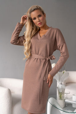 Платье Open Style 5876 коричневый