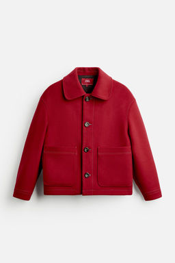 TOPSTITCHED CLOTH JACKET X HARRY LAMBERT - Zara фото 8