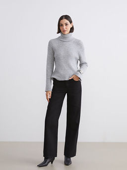 Wideleg Kad?n Jean Pantolon