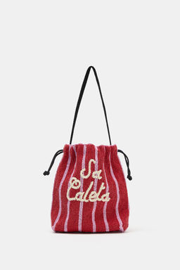 BOLSO SACA ABALORIOS / Rojo - Zara фото 2