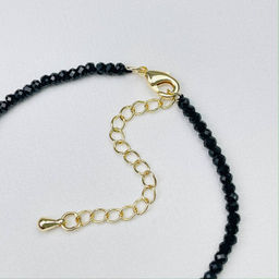 Браслет из черного Турмалина "Шерл" 18 см +