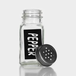 Набор для специй Доляна «Стиль», 2 предмета: солонка 50 мл, перечница 50 мл, h=7 см, стекло