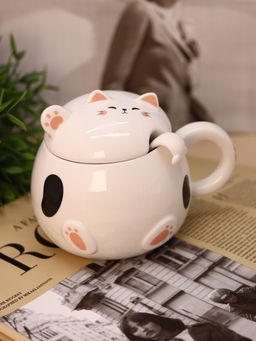 Кружка Chubby cat, white (460 мл)