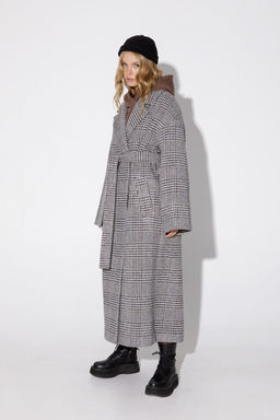 Пальто Pirs 4990 клетка