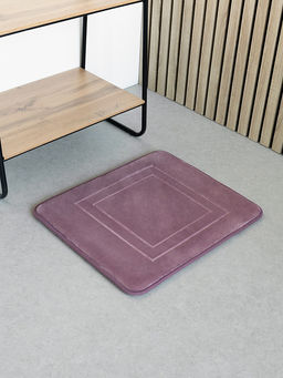 Коврик для туалета 50x60 лиловый полиэстер 100%