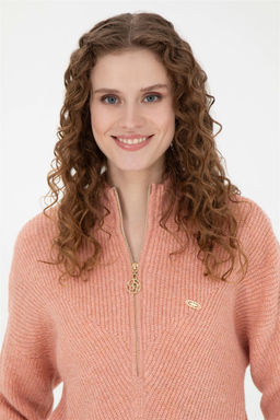 Женский пудровый свитер - U.s. polo assn фото 2