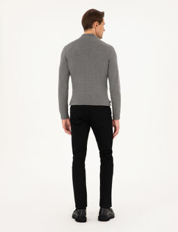 Siyah Slim Fit Jean Pantolon