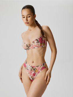 Infinity / Бюстгальтер с мягкой чашкой жен. Olavo розовый принт - Infinity Lingerie фото 5