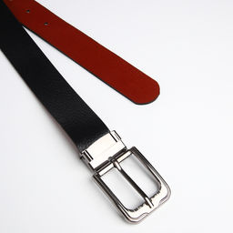 Ремень мужской, ширина 3,5 см, пряжка металл, цвет чёрный - Simaland фото 2