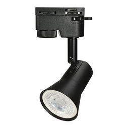 UBL-Q323 GU10 BLACK Светильник-прожектор трековый. Под лампу GU10. Корпус черный. ТМ Volpe