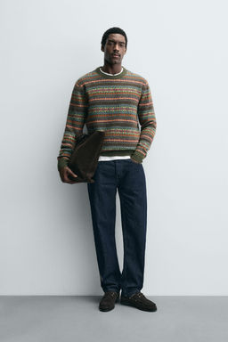 GEOMETRIC JACQUARD JUMPER