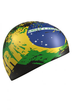 Силиконовая шапочка Brazil, Pastel silicone solid, Light silicone solid - Mad wave фото 3