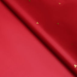 Пленка для цветов, 57 см ×10 м, «Сердечки», винная, 65 микрон