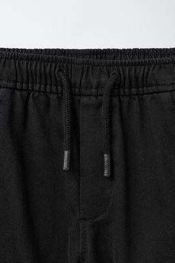 PANTAL?N JOGGER CARGO ETIQUETA / Negro - Zara фото 3