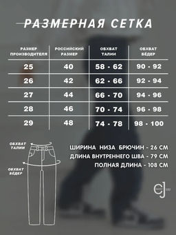 Женские джинсы прямые CRACPOT 1472