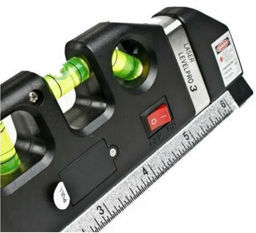 Уровень лазерный Laser Level Pro 3 вертикальный, лазерный уровень, линейка, нивелир