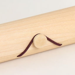 Шкатулка дерево под роспись тубус "Тонкий лист" 19х4х4 см