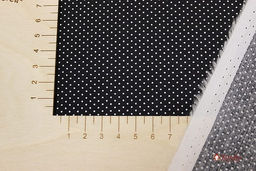 Импорт. хлопок Пшено-4 на черном, ш.1.48м, хлопок-100%, 105гр/м.кв - Купава фото 2