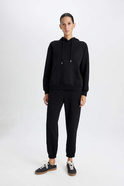 толстая толстовка с капюшоном Relax Fit - Defacto фото 2