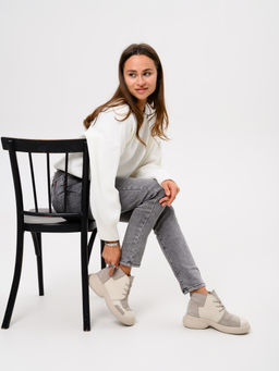 Ботинки EDART 305.927 be. Бежевый стар+каменная замша/байка - Ed'art фото 19