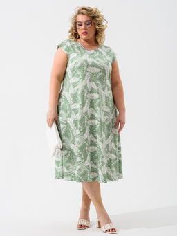 Платье 100% хлопок "Розовое лето"