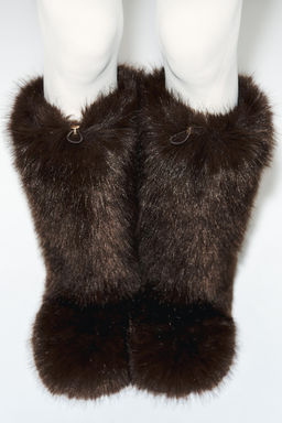 FAUX FUR BOOTS SKI COLLECTION - Zara фото 12