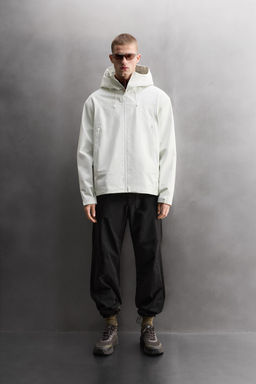 SHELL WATERPROOF TECHNICAL JACKET - Zara фото 14