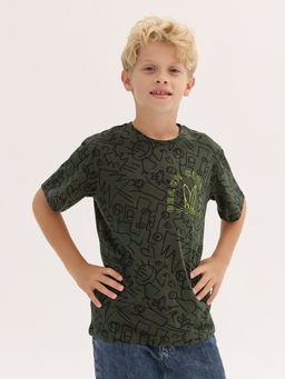 CHILLEASY 220012C-36 Футболка для мальчика, Хаки