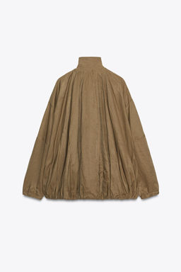 ZW COLLECTION FLUID BOMBER JACKET - Zara фото 6