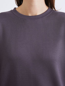 Bisiklet Yaka Kad?n Sweatshirt