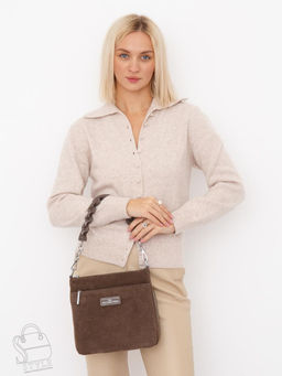 Сумка женская кожаная 2378YF d.apricot Polina&Eiterou