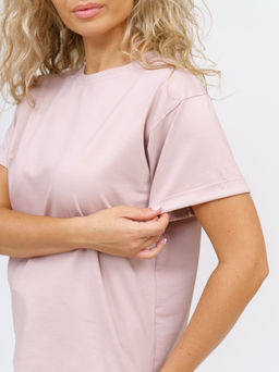 Футболка Хлопок 95%, лайкра 5% Классика аква - Ивассорти фото 34