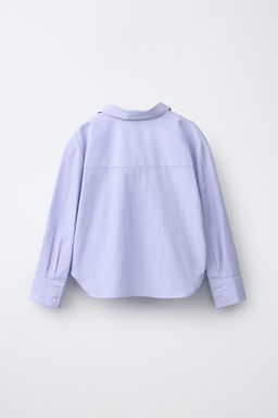 PACK CAMISA Y TOP RAYAS / Azul - Zara фото 3