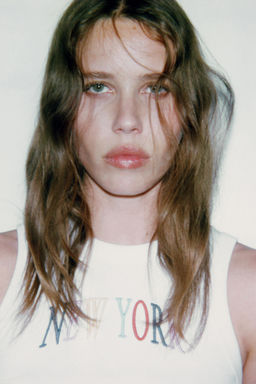EMBROIDERED SLOGAN TOP - Zara фото 16