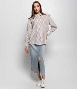 Рубашка #КТ8843 (1), белый - Dommod фото 4