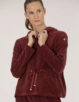 Bordo Comfort Fit Kap__onlu Sweatshirt - Pierre cardin фото 3