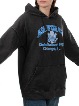 AT328 DK. GRAY Худи женское (90% хлопок, 10% полиэстер) - Fashion фото 3