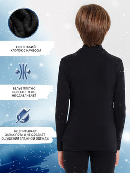 Джемпер для мальчиков в черном цвете - Mark formelle фото 3