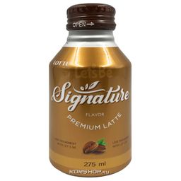 Кофейный напиток Премиум Латте Signature Lets Be (Летс Би) Lotte, Корея, 275 мл Акция