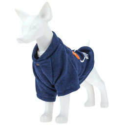 Пэт тойс (Pet toys) Одежда для собаки Толстовка Star с принтом, на кнопках р-р L, длина спинки 33см/обхват груди 38см/обхват шеи 28см, цвет-синий, полиэстер/флис (Китай) - Домашняя Мода фото 4