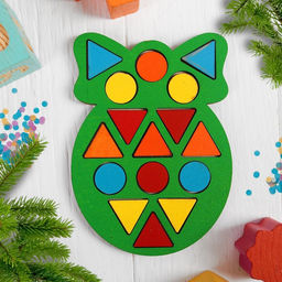 Мозаика Ёлочный шар, формат 10 15 см, МИКС - Лесная мастерская фото 2