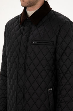 Erkek Siyah Mont Sepette S_rpriz _ndirim