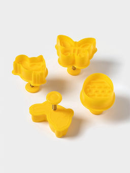 Цена за 2 шт. Плунжеры кондитерские Доляна Пасха, набор 4 шт., 5?5 см, пластик жёлтые